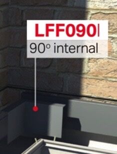 Ultraframe Conservatory Conservaflash Internal Corner Flashing (LFF090I) www.conservatoryspares.co.uk